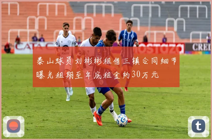 泰山球员刘彬彬租借三镇合同细节曝光租期至年底租金约30万元